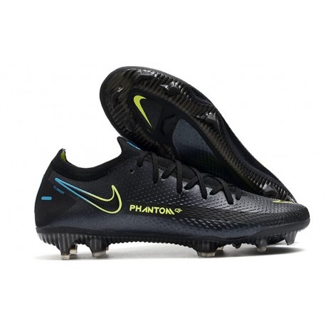 Nike Phantom GT Elite FG 2021 Scarpa Calcio Nero Giallo