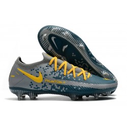 Nike Phantom GT Elite FG 2021 Scarpa Calcio Blu Giallo