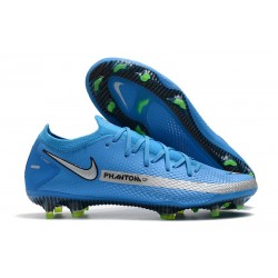 Nike Phantom GT Elite FG 2021 Scarpa Calcio Blu Argento