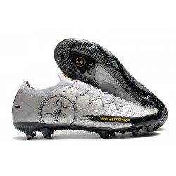 Nike Phantom GT Scorpion Elite FG 2021 Scarpa Calcio Argento Nero