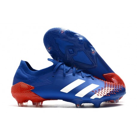 adidas Scarpe Predator Mutator 20.1 L FG Blu Bianco Rosso