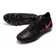 Scarpe Nike Phantom GT Elite DF AG-PRO Nero Rosso Cile Grigio Scuro