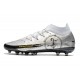 Nike Phantom GT Elite DF AG-PRO Platino Puro Argento Metallico Nero