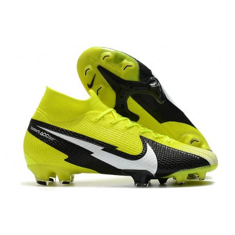 Scarpe Nike Mercurial Superfly VII Elite FG Giallo Nero Bianco