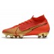 Scarpe Nike Mercurial Superfly VII Elite FG CR100 Rosso Oro