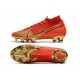 Scarpe Nike Mercurial Superfly VII Elite FG CR100 Rosso Oro