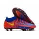 Nuovo Scarpa Nike Phantom GT Elite DF FG Rosso Blu Giallo