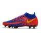 Nuovo Scarpa Nike Phantom GT Elite DF FG Rosso Blu Giallo