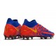 Nuovo Scarpa Nike Phantom GT Elite DF FG Rosso Blu Giallo