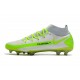 Nuovo Scarpa Nike Phantom GT Elite DF FG Bianco Verde