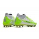 Nuovo Scarpa Nike Phantom GT Elite DF FG Bianco Verde