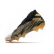 Scarpe Nuovo adidas Nemeziz 19+ FG Bianco Oro Metallico Nero Core