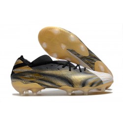 adidas Performance Nemeziz 19.1 Fg - Bianco Oro Metallico Nero Core