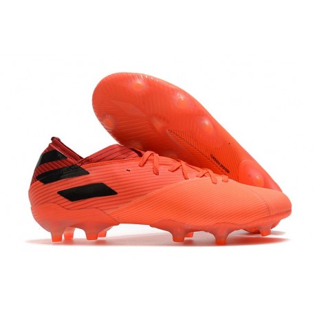 adidas Performance Nemeziz 19.1 Fg - Corallo Signal Nero Core Rosso