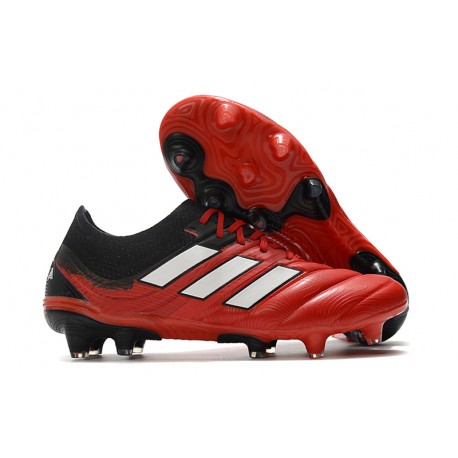 Scarpe da Calcio adidas Copa 20.1 FG Rosso Bianco Nero