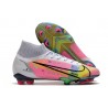 Nike Mercurial Superfly VIII Elite FG Dragonfly Bianco Argento