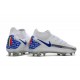 Nuovo Scarpa Nike Phantom GT Elite DF FG Bianco Blu