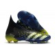 adidas Scarpe Predator Freak+ FG Blu Nero Core Bianco Giallo Solare