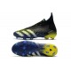 adidas Scarpe Predator Freak+ FG Blu Nero Core Bianco Giallo Solare