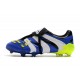 adidas Predator Accelerator FG Scarpe da Calcio - Blu Bianco Giallo