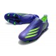 Scarpa da Calcio Adidas X Ghosted + FG Viola Verde