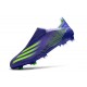 Scarpa da Calcio Adidas X Ghosted + FG Viola Verde