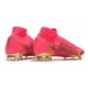 Scarpe Nike Mercurial Superfly VIII Elite FG Rosa Nero Oro