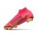 Scarpe Nike Mercurial Superfly VIII Elite FG Rosa Nero Oro