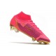 Scarpe Nike Mercurial Superfly VIII Elite FG Rosa Nero Oro