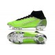 Scarpe Nike Mercurial Superfly VIII Elite FG Verde Argento Nero