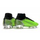 Scarpe Nike Mercurial Superfly VIII Elite FG Verde Argento Nero