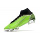 Scarpe Nike Mercurial Superfly VIII Elite FG Verde Argento Nero