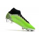 Scarpe Nike Mercurial Superfly VIII Elite FG Verde Argento Nero