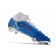 Scarpe Nike Mercurial Superfly VIII Elite FG Blu Bianco Rosso