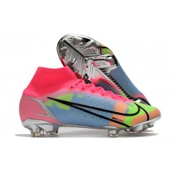 Nike Mercurial Superfly 8 Elite FG Rosa Blu Giallo