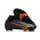 Scarpe Nike Mercurial Superfly VIII Elite FG Nero Cyber Off Noir