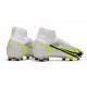 Nike Mercurial Superfly 8 Elite FG Bianco Nero Metallic Argento Volt