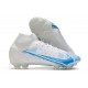 Scarpe Nike Mercurial Superfly VIII Elite FG Bianco Blu