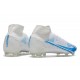 Scarpe Nike Mercurial Superfly VIII Elite FG Bianco Blu