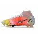 Nike Mercurial Superfly 8 Elite FG Bianco Argento Metallico Platino Puro