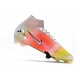 Nike Mercurial Superfly 8 Elite FG Bianco Argento Metallico Platino Puro