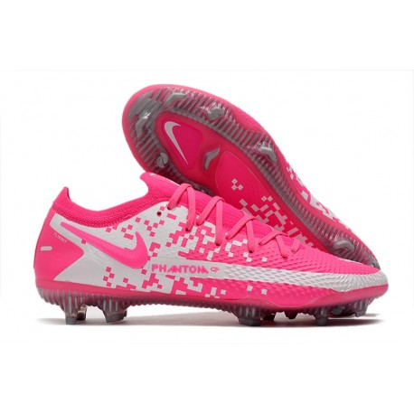 Scarpe Nike Phantom GT Elite FG Rosa Bianco