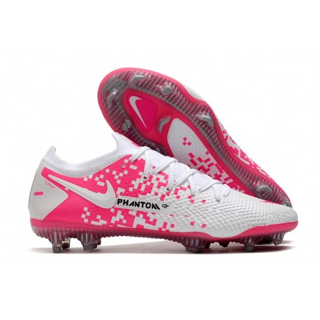 Scarpe Nike Phantom GT Elite FG Bianco Rosa