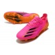 Scarpe adidas X Ghosted.1 FG Rosa Shock Nero Core Arancione Acceso