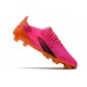 Scarpe adidas X Ghosted.1 FG Rosa Shock Nero Core Arancione Acceso