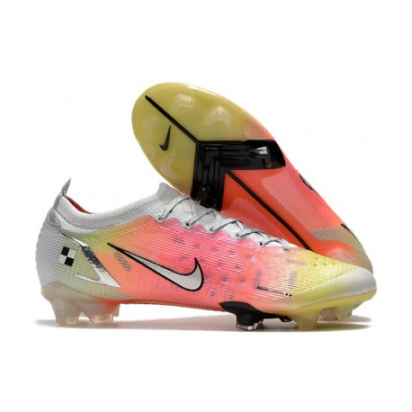 Nike Mercurial Vapor 14 Elite FG Bianco Argento Metallico Platino Puro