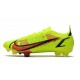 Nike Mercurial Vapor 14 Elite FG Scarpa Volt Cremisi Vivace Nero