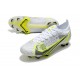 Nike Mercurial Vapor XIV Elite FG Bianco Nero Metallic Argento Volt