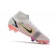 Nike Mercurial Superfly 8 Elite FG Bianco Nero Cremisi Rosa Blast