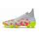 adidas Scarpe Calcio Predator Freak+ FG Bianco Arancione